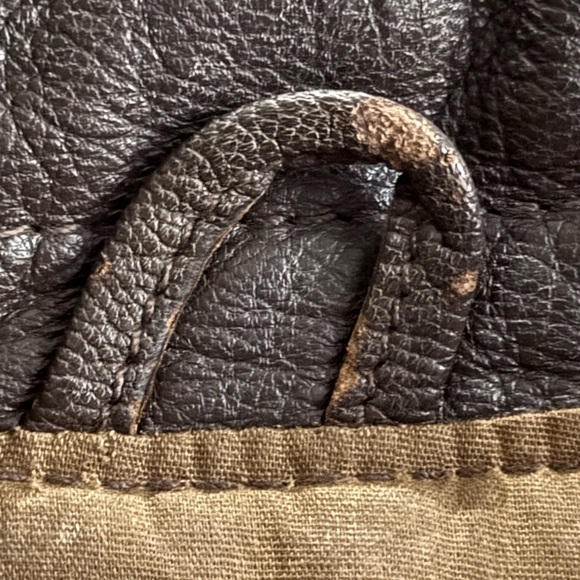 Vintage Cooper A-2 US Air Force Brown Leather Bomber Jacket 42R Aviator Pilot - Picture 11 of 15